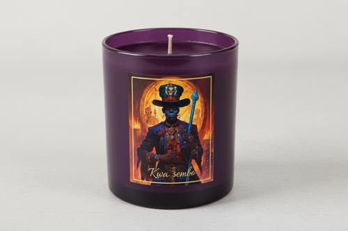 Gede Voodoo Lavender 9oz purple candle